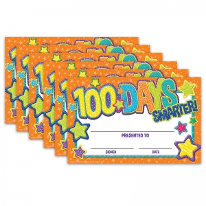 (6 PK) 100 DAYS RECOGNITION AWARD 