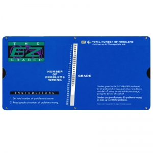 Large Print E-z Grader Royal Blue 