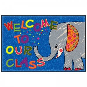 Welcome Class Elephant Mat