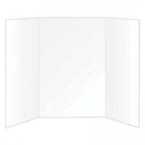 Foam Project Board, 36"W x 48"L, White, Pack of 10