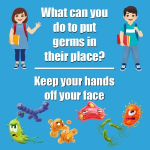 Keep Germs In Their Place Floor Stickers 5pk