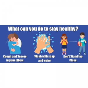 How To Stay Healthy Floor Stickers 5pk