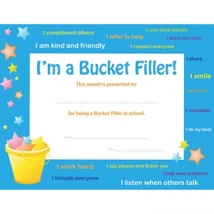 Bucket Filler Award 30 Pk 