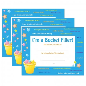 (3 PK) BUCKET FILLER AWARD 30 PER PACK