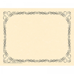 (6 Pk) Arabesque Border Paper Black