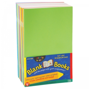 Bright Books - 5.5"x8.5", 32 Pages, 10 Books, Asst'd Colors