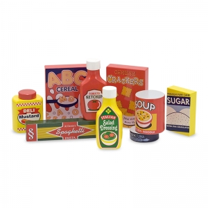 Pantry Food Set - Wooden Play Food, 9 Pieces