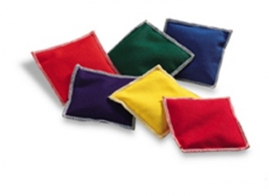 (2 EA) BEAN BAGS RAINBOW 6/PK 