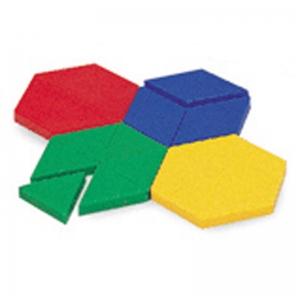 (3 Ea) Pattern Blocks Mini-set 100