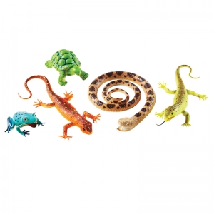 Jumbo Reptiles & Amphibians, Set of 5