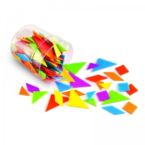 Classpack Tangrams In 6 Colors  Brights