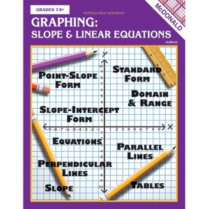 Graphing: Slope & Linear Equations Reproducible Book