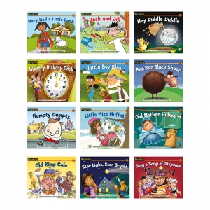 Nursery Rhyme Tales Content-Area Leveled Reader, English, Set of 12