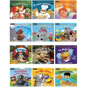 NURSERY RHYME SONGS & STORIES SPNSH RISING READERS  LEVELED BOOKS