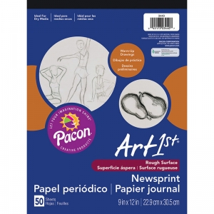 (12 Ea) Art1st Newsprint Pad 9x12