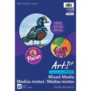 (2 Pk) Art1st Multi Media Art 12x18