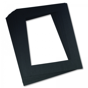 Pacon Precut Mat Frames, Black, 9 X 12, 12 Frames