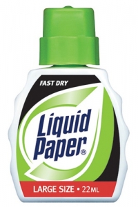 (12 Ea) Liquid Paper Bond White 