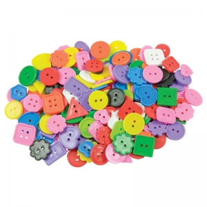 (2 Pk) Craft Buttons Asst 1lb