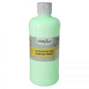 16OZ CLEAR GLOW DARK ACRYLIC PAINT 