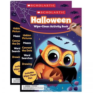 (2 Ea) Halloween Wipe-clean