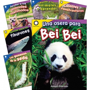 Animals Spanish Gr K-1 6 Book Set Smithsonian Informational Text