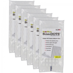 (6 PK) STIKKI WAX DOTS 50 PER BG 