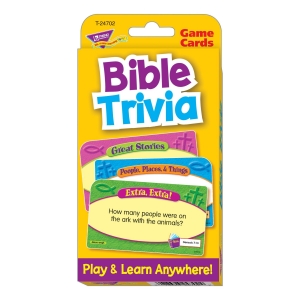 (6 EA) BIBLE TRIVIA CHALLENGE CARDS 