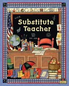 (10 EA) SW SUBSTITUTE TEACHER POCKET FOLDER