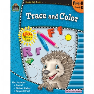 Ready Set Learn Trace And Color  Gr Pkk