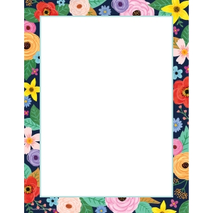 (6 PK) WILDFLOWERS COMPUTER PAPER 