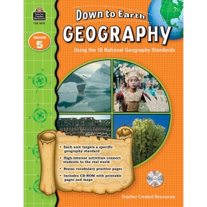 Down To Earth Geography Gr 5 Book  W/cd