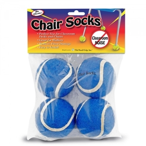 (6 PK) CHAIR SOCKS BLUE 4 PER PK 