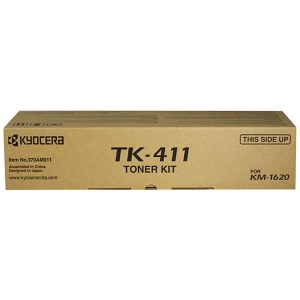 Kyocera (TK-411) Toner Cartridge (Includes 2 Waste Bottles + Bags, Grid Cleaner) (15,000 Yield)