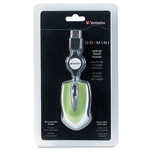 Verbatim Optical Mini Travel Mouse (Green)