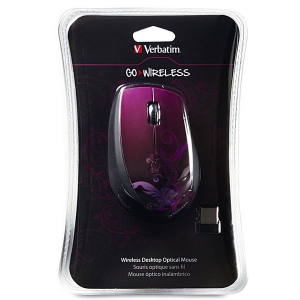 Wireless Design Mouse Purple