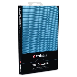 Aqua iPad Mini Folio Case