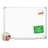 Earth Easy-Clean Dry Erase Board, White/Silver, 24x36