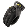 FastFit Work Gloves, Black/Gray, Large