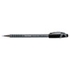 FlexGrip Ultra Ballpoint Pen, Stick, Fine 0.8 mm, Black Ink, Gray Barrel, Dozen