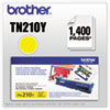 TN210Y Toner, 1,400 Page-Yield, Yellow