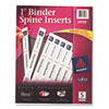 Binder Spine Inserts, 1