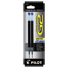 Refill for Pilot Gel Pens, Extra-Fine Point, Blue Ink, 2/Pack