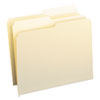 Manila File Folders, 1/2-Cut Tabs, Letter Size, 100/Box