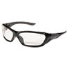 ForceFlex Safety Glasses, Black Frame, Clear Lens