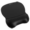 Gel Mouse Pad w/Wrist Rest, Nonskid Base, 8-1/4 x 9-5/8, Black