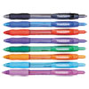 Profile Ballpoint Pen, Retractable, Bold 1.4 mm, Assorted Ink and Barrel Colors, 8/Pack