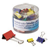 Assorted Colors Binder Clips, Assorted Sizes, 30/Pack