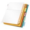 Poly Ring Binder Pockets, 11 x 8 1/2, Letter, Assorted Colors, 5/Pack