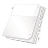 Poly Ring Binder Pockets, 11 x 8.5, Clear, 5/Pack